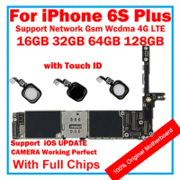 Clean iCloud Logic Board for iPhone 6S Plus 5.5inch Full Chips Motherboard with iOS System Support 4G LTE GSM WCDMA