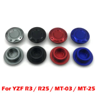 Motorcycle Frame Hole Cover For Yamaha YZF R3 R25 MT-03 MT-25 MT03 MT25 2014-2023 Swing Arm Pivot Cover Frame Cap Accessories