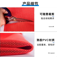 PVC塑料防滑墊加密S型鏤空游泳池腳墊浴室網格衛生間防水地毯地墊