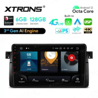 9" Android 12.0 OS Car Multimedia System Player GPS Radio for BMW E46 2-Door Coupe 1999-2006 &amp; E46 2-Door Convertible 1999-2006