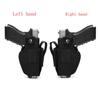 All Sizes Handguns Holster Tactical Nylon Gun Bag Waist Hunting Airsoft Gun Case Left Right Hand Universal for Glock Colt1911 M9