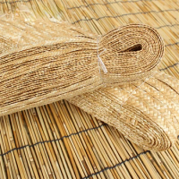Handicraft Raw Materials Wheat Straw Braided Straw Crafts Raw Material Seven-strand Braided Grass Braided Luggage Raw Material