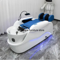 Electric Intelligent Shampoo Chair Beauty and Hair Salon Comfortable Shampoo Chair Head Spa Chuveiro Salon Furniture WZ50SC