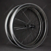 ACESPRINT Durable 3K Twill Carbon Fiber Bike Wheels Road Clincher Wheel Super Light Hub Quality Racing Bicycle 700C 30 to 90mm