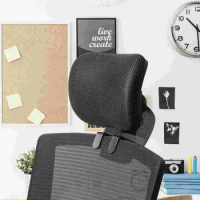 Ergonomic Office Chair Headrest Head Support Attachment Adjustable Height and Angle Head Pillow for Ergonomic Executive Chair