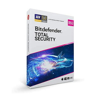 [3美國直購] 美國暢銷軟體 Bitdefender Total Security 2022 - 5 Devices  2 year Subscription