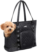 Pecute Dog Purse Carrier Dog Carrier with Pockets for Small Dogs Fits Dogs 5.5 lbs to 11 lbs Lightwe