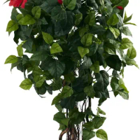 4’ Hibiscus Artificial Tree, 4ft, Green