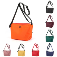 Casual Collage Student Large Capacity Bag Female New Tide of Fashion Shoulder Bag Small Crossbody Nylon Bag Dumpling bag