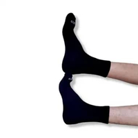 Vegeto Kaos kaki badminton 028 HITAM