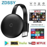 2.4G WiFi Display Dongle Screen Mirroring 1080P HD TV G12 TV Stick For Chromecast 4K HD HDMI-compatible Media Player