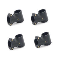 4PCS EFT Agriculture Drone Nylon 20 to 20mm Tee Joint Three-way 25mm to 25mm Landing Gear Connector Adapter for RC UAV Drone