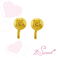 【甜蜜約定2sweet-ER218】純金耳針耳飾-約重0.28錢(純金耳針耳環)