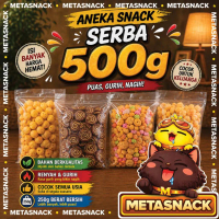 [METASNACK] Aneka Snack Serba 500 Gram | Snack Kiloan Murah Pedas Balado Gurih Manis Renyah