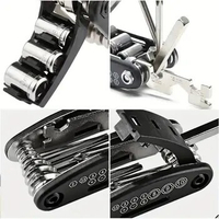 16 in 1 multifunction tool set, portable, foldable, portable gadget, Bicycle repair, household universal screwdriver set