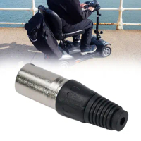 High Quality Battery Charger Port 3 Pin Adapter Port Charging Cable Electric Scooter Electric Wheelchair For Innuovo
