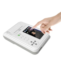 Color display 6 channel ecg machine Touch Screen ecg 6 channel digital EKG Monitor electrocardiograph USB Software