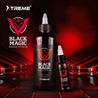 DH TATTOO SUPPLY:X牌Xtreme魔術黑black magic 1oz 新傳統.歐美上色 獨特的黑8oz