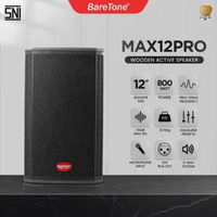 BareTone Speaker Kayu MAX12PRO Aktif