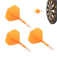 3PCS Integrated Dart Shaft And Flights Large Durable Dart Flights With Shafts Stable Replacement Dart Tail Wing Dart Supplies