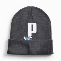 Topi AH23*PUMA x THE SMURFS Beanie Dark Coal 024928 01 ADULT