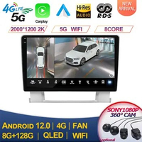 For Opel Astra J 2009 - 2017 Android 13 8G RAM + 128G ROM Car Radio Video Player Multimedia Navigation Gps 2 din BT