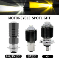 Mentol Lampu LED, untuk Motosikal, ATV dan Skuter, BA20 d H4, 3000K dan 6000K, Universal, AC / DC, S