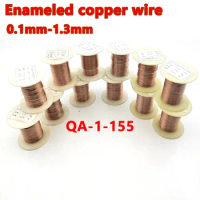 free shipping 0.1mm 0.2mm 0.25 0.8 1.3mm Enameled copper wire Cable Copper Wire Magnet Enameled Copper Winding Coil Copper Wire