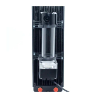 FREEZEMOD PC Water Cooling AIO Pump+Reservoir Res Water Tank Combo Lift 4 Meters, Flow 800L,240/290mm PUB-FS6MA
