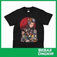 KAOS ANIME NARUTO OBITO UCHIHA KOLASE | SIZE S -3XL | COTTON COMBED 30S T-SHIRT