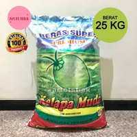 Beras Kelapa Muda 25 Kg - Super Premium Pulen Wangi