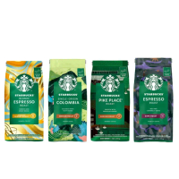 【STARBUCKS 星巴克】精選咖啡豆(派克市場/黃金烘焙/哥倫比亞/濃縮烘焙/節日綜合)