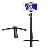 Metal tripod selfie stick holder for dji OM4 osmo mobile 3 2 osmo pocket gimbal camera Accessories