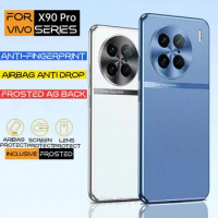 New Luxury Skin For Vivo X90 Pro Plus Case Brand Matte Phone Case For Vivo X90 Pro Plus S16 S17 Pro Back Cover Protective Bumper