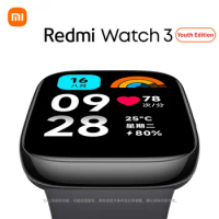Newest Xiaomi Redmi Watch 3 Youth Edition Smart Watch 1.83" 12 Days of Battery Life 5ATM Waterproof Bluetooth Voice Calls