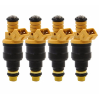 ชุดหัวฉีดน้ำมันเชื้อเพลิงรถยนต์ 4 ชิ้น รุ่น 0280150762 เหมาะสำหรับ Peugeot 405 505 Volvo 240 244 245