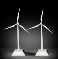 太陽能風車模型環保科學工程實驗拼裝旋轉工藝品擺件 全館免運