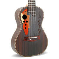 Ukulele 23 Hawaiian Mini Guitar 4 String Instrument Ukelele Rosewood music instrument ukulele 23 Electric Ukulele with Pickup EQ