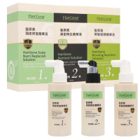 【寶齡富錦】Hair Gene髮原素 全方位昇髮3步驟-頭皮修復菁華液+黑密再生+昇髮密碼-50ml輕巧版(原廠公司貨)
