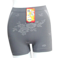 【SKIP 四季織】90%竹炭女四角高腰內褲(竹炭)