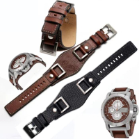Genuine leather For Fossil JR1157 watch band accessories Vintage style strap with high quantity Stainless steel joint 24mm BAND