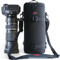 Pro Large Telephoto Lens Thick Padded Bag Case Pouch Protector for Tamron Sigma 150-600mm 50-500mm Nikon 200-500mm Canon 300mm