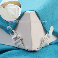 ✤宜家✤創意防滑床單固定夾子扣器(四個裝) 床罩扣固定夾 鬆緊帶式固定夾