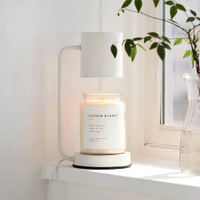 โคมไฟอุ่นเทียนแบบหรี่แสงได้ ปลั๊ก EU UK พร้อมตั้งเวลา LED GU10 เซรามิกและไฟหอมหรี่แสงได้ โคมไฟกลางคื