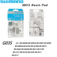 Shimano G03S Resin Disc Brake Pads DEORE XT SLX DEORE G03S Resin Brake Pad For M7000 M8000 M9000 M6000 M615 S700 CX77 Brake Pad