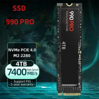 SSD 990 Pro Solid State PCIe 4.0 NVMe 2.0 SSD 4TB 2TB 1TB Hard-drive Disk 980 Pro 970EVOPlus for PS5 Laptop Computer