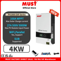 MUST SUB 500V 4KW 24V PV1900 EXP Parallel Off Grid Hybrid MPPT 100A Solar Inverter PV Input 5000W Ch