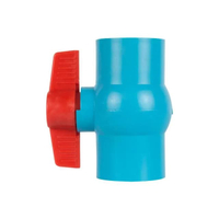บอลวาล์ว PVC - PP รุ่น HK-E003-4 ขนาด 2 นิ้ว สีน้ำเงิน