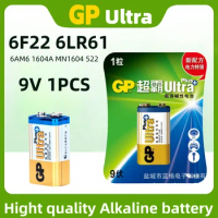 GP battery 6f22 6LR61 9v alkaline battery E22 MN1604 522 1604A Dry batteries For Gas Stoves Water Heater Microphone
