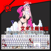 ECHOME Amy Hentai Keycap Set 108keys Custom Anime Sexy Keycaps Translucency Cherry Cute Key Caps Mechanical Keyboard Gamer Gifts